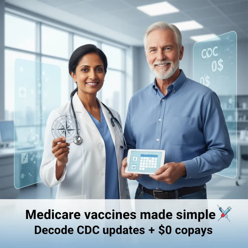 Medicare vaccines made simple 🧭💉 Decode CDC updates + $0 copays