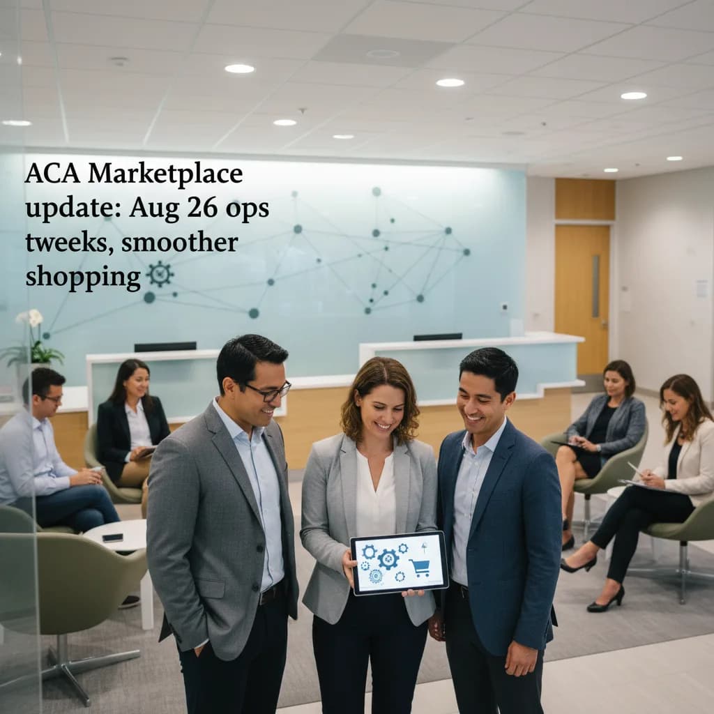 ACA Marketplace update: Aug 26 ops tweaks, smoother shopping ⚙️🧭